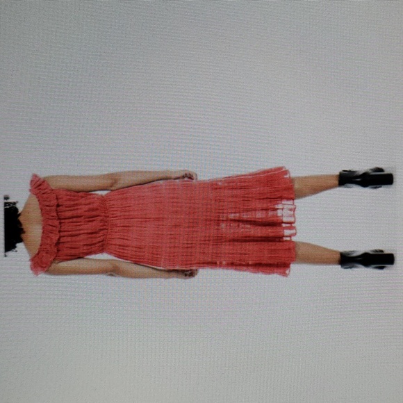 NEW Max Studio Ruffle Sleeveless Tiered Dress - Picture 12 of 14